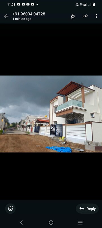 2 BHK Independent House – Exterior View View at Hosur Krishnagiri rd - for Sale