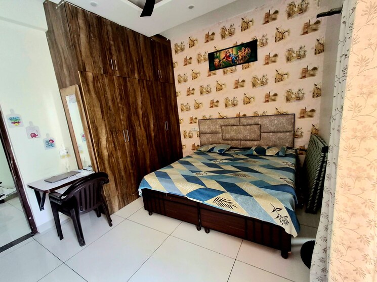 Bedroom, dhakoli 3 Bedroom 1350 Sq.Ft. Apartment In Dhakoli Zirakpur 8898259