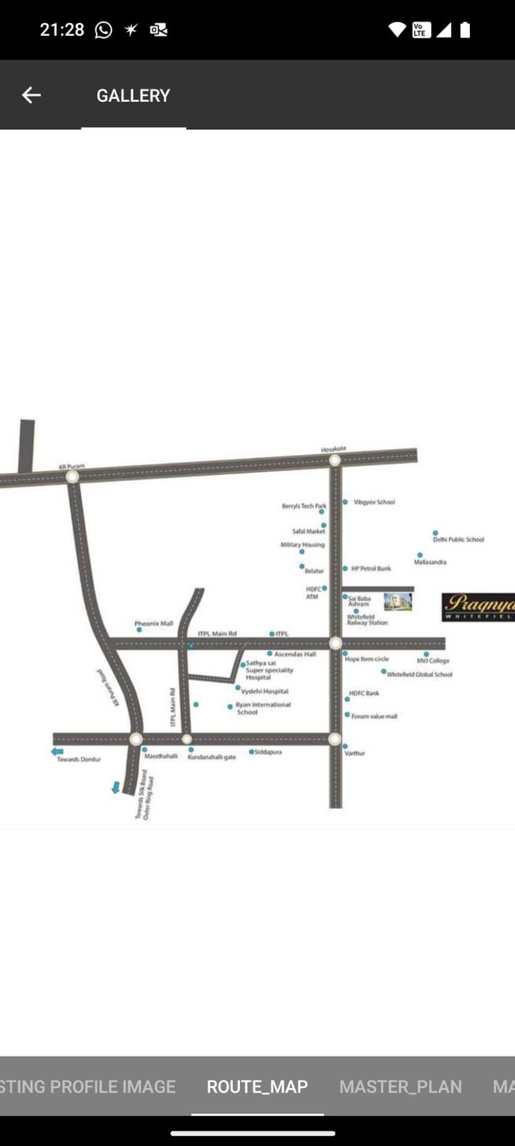 undefined, sri-pragnya-apartment 3 Bedroom 1480 Sq.Ft. Apartment In Whitefield Bangalore 8898257