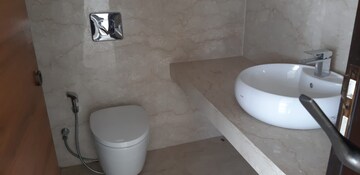 Bathroom in 3 BHK Apartment at Omkar 1973, Worli – for Rent