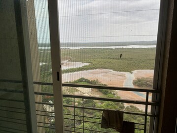 Balcony in 2 BHK Apartment at Gurukrupa Marina Enclave, Malad West – for Rent