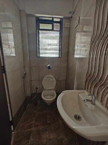 Bathroom in 3 BHK Apartment at RNA Central Park, Chembur – for Rent
