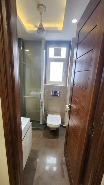 Bathroom in 3 BHK Builder Floor at Rajouri Garden – for Rent