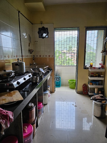 Kitchen in 1 BHK Apartment at Parsik Nagar – for Rent