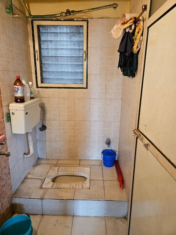 Bathroom in 1 BHK Apartment at Parsik Nagar – for Rent