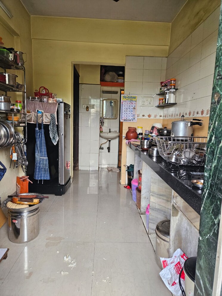 Kitchen, parsik nagar 1 Bedroom 680 Sq.Ft. Apartment In Parsik Nagar Thane 8898454