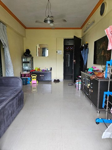 Living Room in 1 BHK Apartment at Parsik Nagar – for Rent