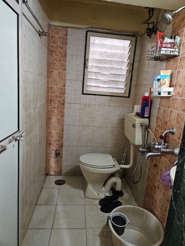 Bathroom in 1 BHK Apartment at Parsik Nagar – for Rent