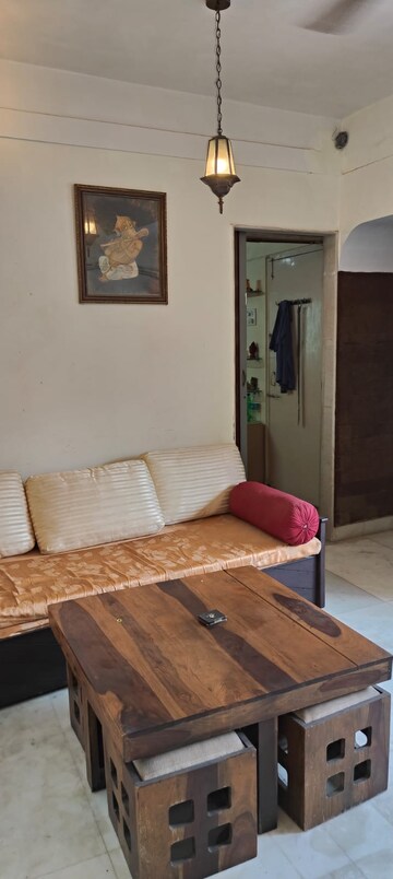 Living Room in 1 BHK Apartment at Shreepati Tower, Girgaon – for Rent