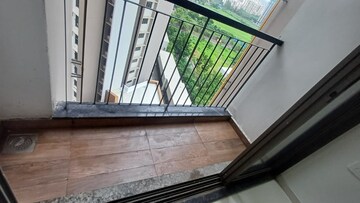 Balcony in 2 BHK Apartment at Runwal Eirene, Balkum Pada – for Rent