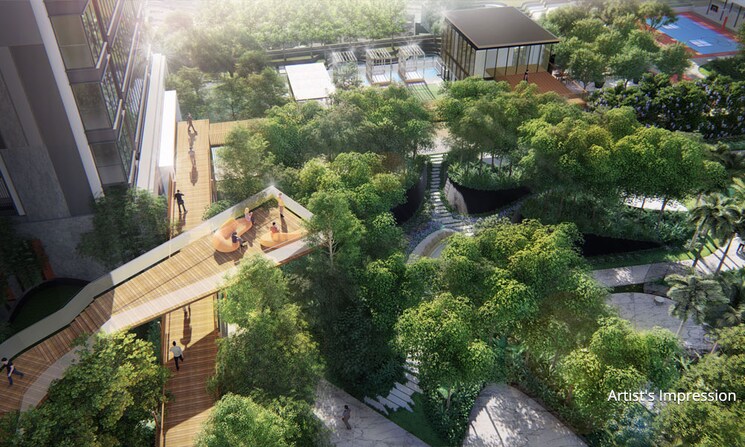 Garden, rustomjee-crown 4 Bedroom 2132 Sq.Ft. Apartment In Prabhadevi Mumbai 8898591