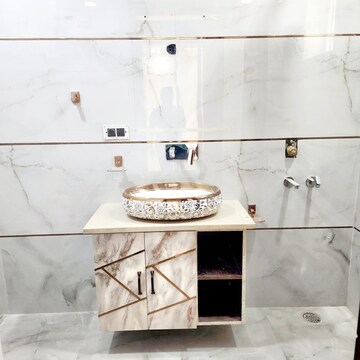 Bathroom in 3 BHK Builder Floor at Puri Aman Vilas, Sector 89 – for Rent