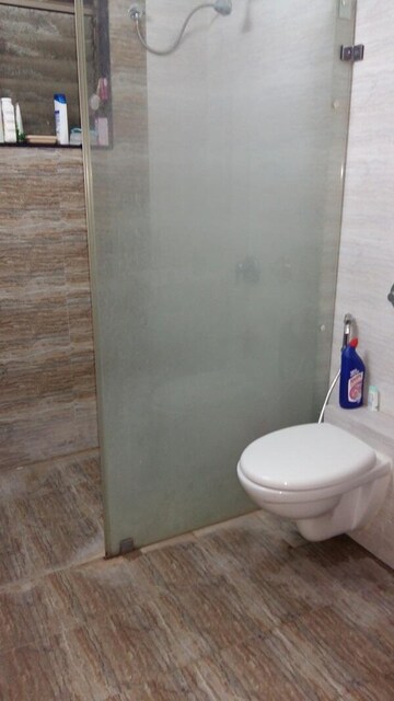 Bathroom in 3 BHK Apartment at Mittal Sun Grandeur, Bavdhan – for Rent