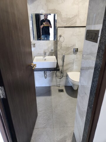 Bathroom in 2 BHK Apartment at Paradigm El Signora, Jogeshwari West – for Rent