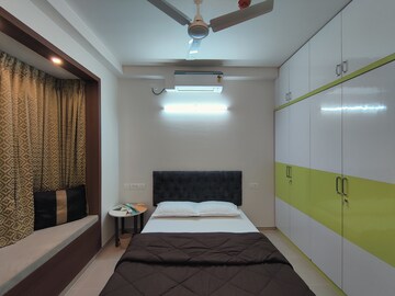 Bedroom in 2 BHK Apartment at Bhartiya Nikoo Homes, Thanisandra Main Road – for Rent