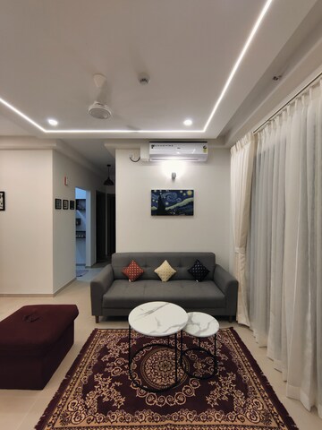 Bedroom in 2 BHK Apartment at Bhartiya Nikoo Homes, Thanisandra Main Road – for Rent
