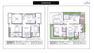 Floor Plan in 4 BHK Villa at Bowrampet – for Sale