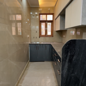 Kitchen in 3.5 BHK Builder Floor at New Rajinder Nagar – for Sale