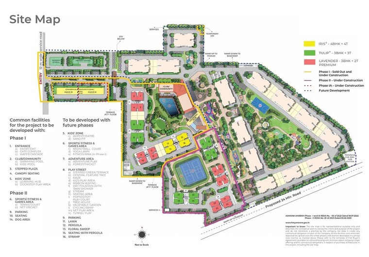 Master Plan, dlf-privana-north 4 Bedroom 7714 Sq.Ft. Penthouse In Sector 76 Gurgaon 8899005