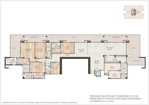 Master Plan in 4 BHK Penthouse at DLF Privana North, Sector 76 – for Sale