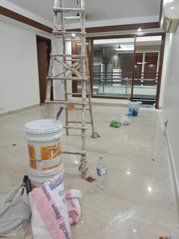 Bathroom in 4 BHK Builder Floor at Maharani Bagh – for Rent