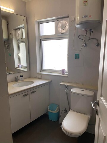 Bathroom in 3 BHK Apartment at Indiabulls Centrum Park, Sector 103 – for Rent