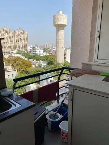 Balcony in 3 BHK Apartment at Indiabulls Centrum Park, Sector 103 – for Rent