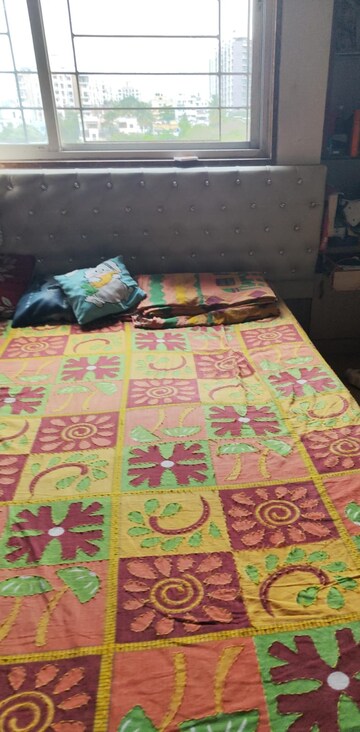Bedroom in 2 BHK Apartment at Raviraj Yellow Blossoms, Ghorpadi – for Rent