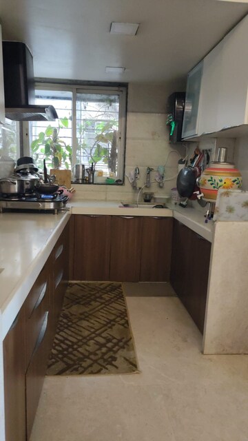 Kitchen in 2 BHK Apartment at Raviraj Yellow Blossoms, Ghorpadi – for Rent