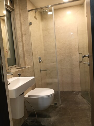 Bathroom in 3 BHK Apartment at Lodha Marquise, Worli – for Rent