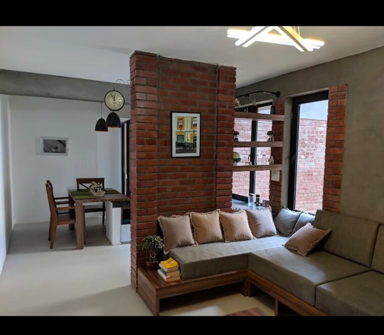 Living Room, arete-india-our-homes-3 2 Bedroom 696 Sq.Ft. Apartment In Sohna Sector 6 Gurgaon 8899113