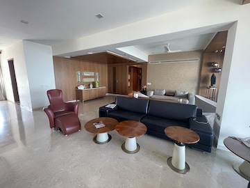 Living Room in 5 BHK Apartment at Bayview Terraces, Prabhadevi – for Rent