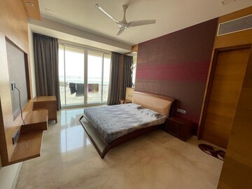 Living Room in 5 BHK Apartment at Bayview Terraces, Prabhadevi – for Rent
