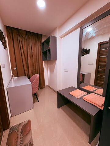 Kitchen in Studio Apartment at Okay Plus Solitaire Suites, Ramnagariya – for Sale