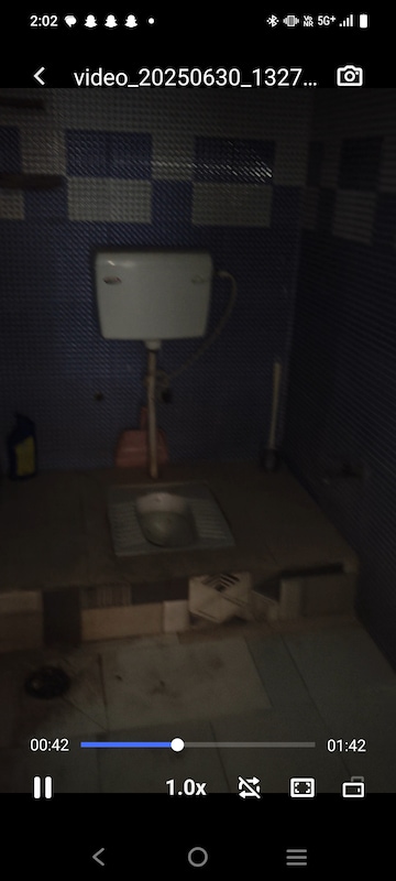 Bathroom in 3.5 BHK Builder Floor at Laxmi Nagar – for Sale