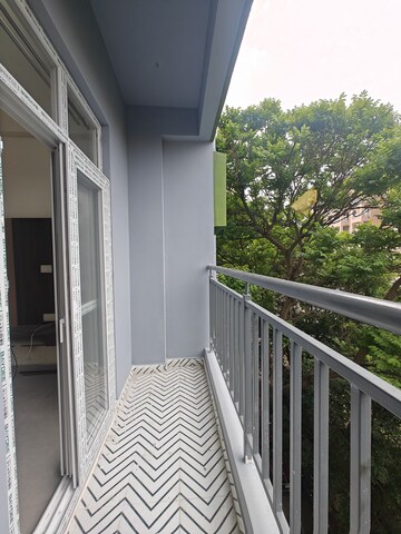 Balcony in 1 BHK Builder Floor at SJR Redwoods, Sarjapur Road – for Rent