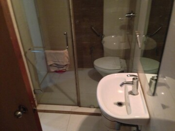 Bathroom in 3 BHK Apartment at Dheeraj Equest, Juhu – for Rent