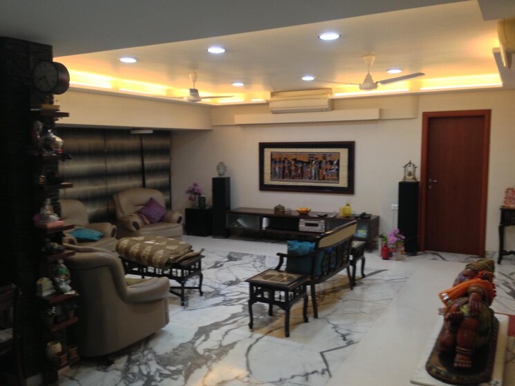 Living Room, dheeraj-equest 3 Bedroom 6708 Sq.Ft. Apartment In Juhu Mumbai 8899449