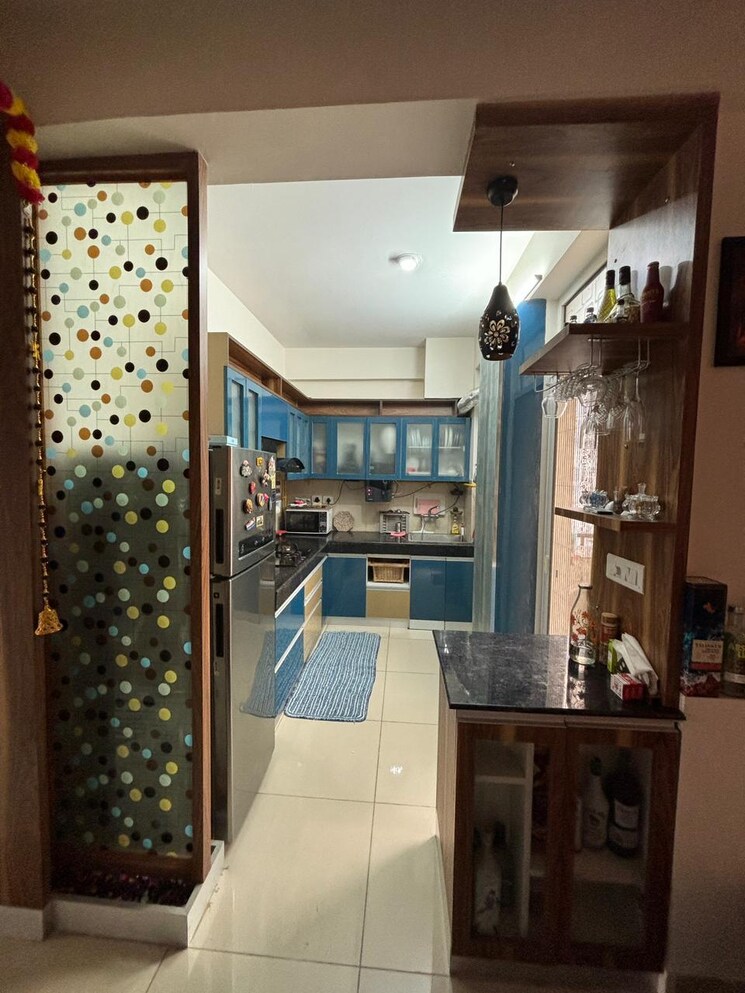 Kitchen, wave-executive-floors 2 Bedroom 900 Sq.Ft. Apartment In Wave City Ghaziabad 8899557