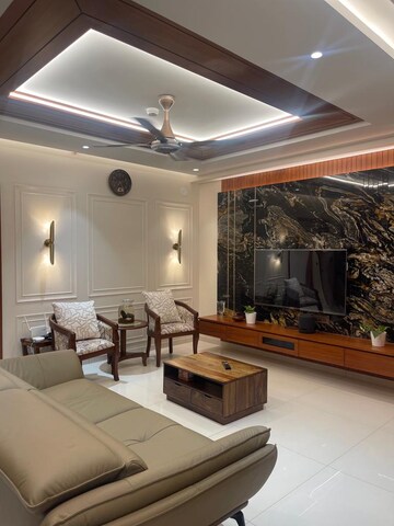 Living Room in 4 BHK Apartment at Sobha HRC Pristine, Jakkuru – for Sale