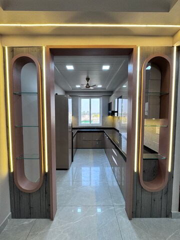 Building Lobby in 4 BHK Apartment at Vasant Vihar – for Rent