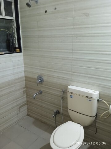Bathroom in 2 BHK Apartment at GK Dwarka Sai Paramount, Balewadi – for Rent