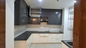 Kitchen in 3 BHK Apartment at Highland Park Chandigarh, Bhabat – for Rent
