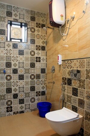 Bathroom in 1 BHK Apartment at Candolim – for Sale