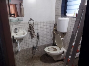 Bathroom in 2 BHK Apartment at Chaurang CHS, Sanpada – for Rent