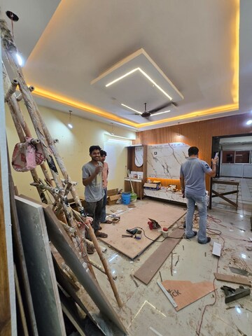 Living Room in 2 BHK Apartment at Wave Dream Homes, Wave City – for Rent