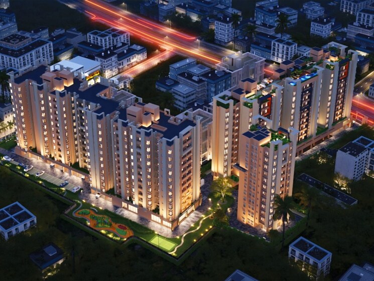 Exterior View, rishi-ventoso 3 Bedroom 1346 Sq.Ft. Apartment In Madhyamgram Kolkata 8899749