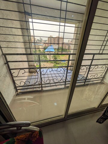 Balcony in 3 BHK Apartment at Parshwa Girnar Tirth, Kalyan West – for Rent