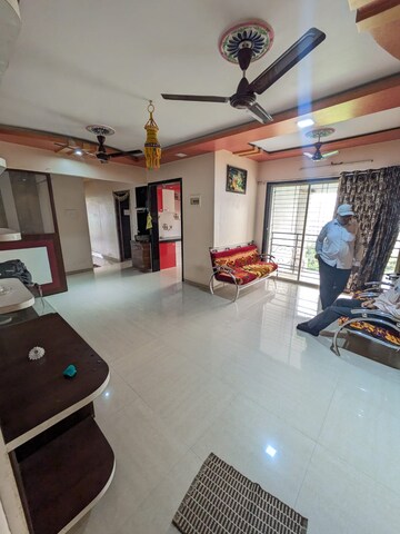 Living Room in 3 BHK Apartment at Parshwa Girnar Tirth, Kalyan West – for Rent