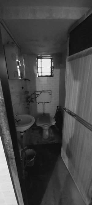 Bathroom in 1 BHK Apartment at Kopar Khairane – for Sale